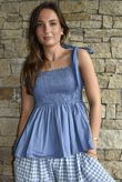 Paloma Bandeau Cami Denim